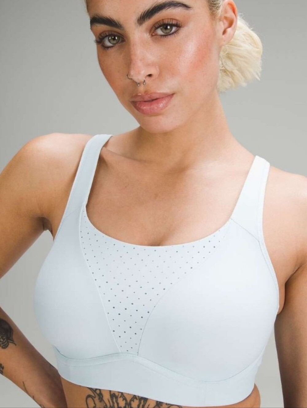 Lululemon Run Times Bra High Support 36C Blue